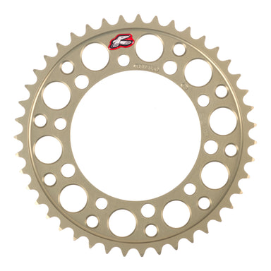 Renthal Sprocket Rear Silver 43T Alloy 7075 T6 Grooved Suzuki