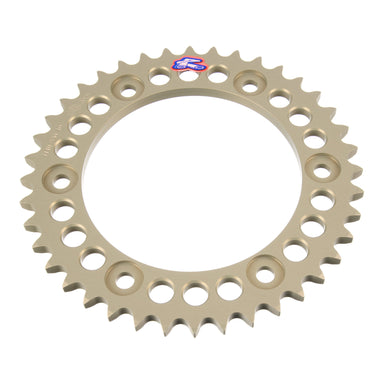 Renthal Rear Sprocket T6 7075 Alloy Grooved 411 / 530 - Silver [Honda]