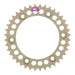 Renthal Rear Sprocket T6 7075 Alloy Grooved 411 / 530 - Silver [Honda]