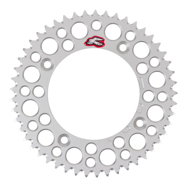 Renthal Sprocket Rear Silver 49T Alloy 7075 T6 Grooved