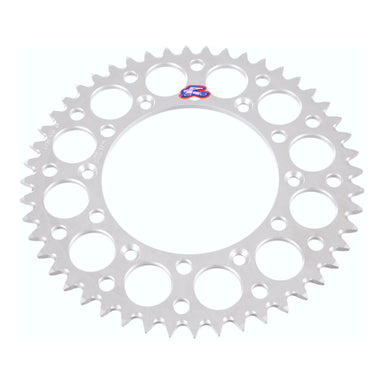 Renthal Sprocket Rear Silver 48T Alloy 7075 T6 Grooved