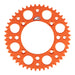 Renthal Rear Sprocket 48T Alloy 7075-T6 Grooved - Orange (KTM, Husqvarna)