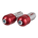Renthal Handlebar End Plugs - Red (Set)