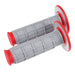 Renthal DL MX Dual Handlebar Grips Diamond / Waffle - Red