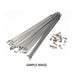 SPOKE SET EXCEL STAINLESS RR 18 36PC #8 (4.0 mm)