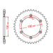 Sprocket Kit Suzuki DR650 - 525XRE 15/41