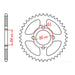 Sprocket Kit Yamaha PW80 - 420MS 15/32