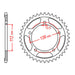 Sprocket Kit Honda VTR1000 Firestorm Gold - GB530XRE 16/41
