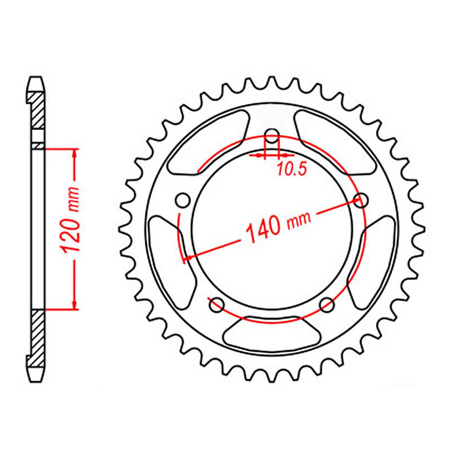 Sprocket Kit Triumph TT600 / Speed Four - 525XRE 15/42