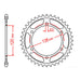 Sprocket Kit Yamaha XJ600 '91/'92 - 530XRE 17/44