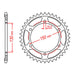 Sprocket Kit Yamaha TRX850 - 525XRE 17/39