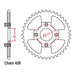 MTX 999 Steel Rear Sprocket #428