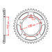 MTX 302 Steel Rear Sprocket #530