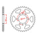 MTX 1826 Steel Rear Sprocket #520
