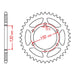 MTX 305 Steel Rear Sprocket #520
