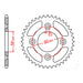 MTX 1213 Steel Rear Sprocket #420