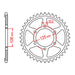 MTX 2014 Steel Rear Sprocket #520