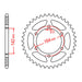 MTX 1068 Steel Rear Sprocket #520