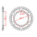 MTX 506 Steel Rear Sprocket #630