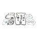 Vertex Complete Gasket Set with Oil Seals Yamaha