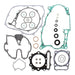 Vertex Complete Gasket Set with Oil Seals Honda