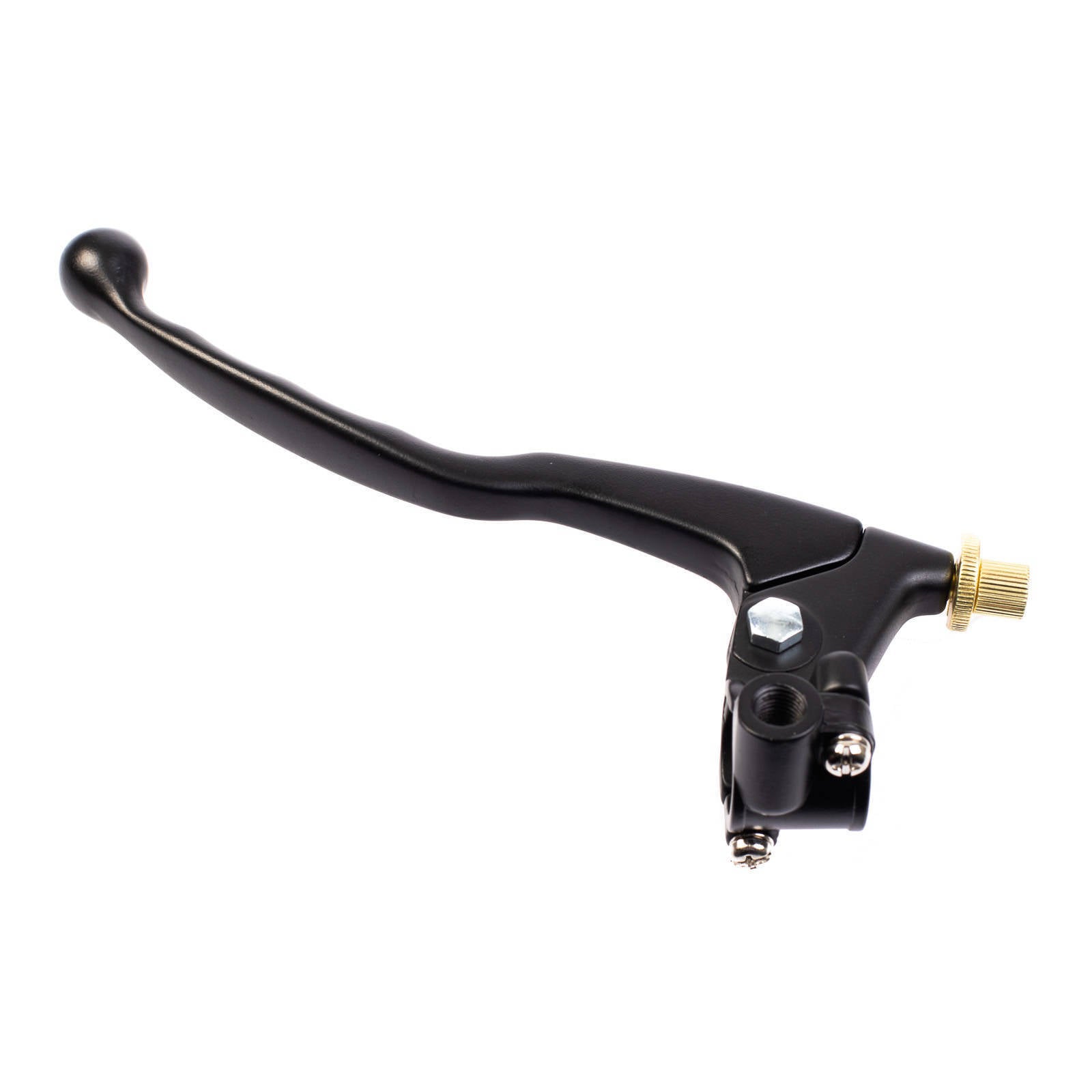 WMP Clutch Lever Assembly - Black, with Mirror Mount
