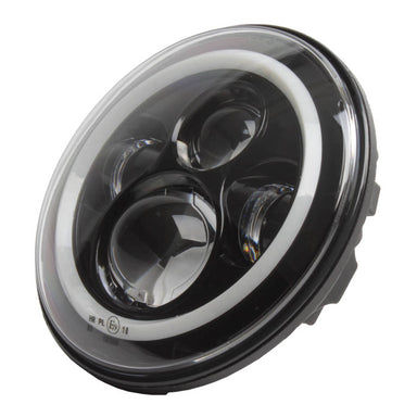 Whites LED Headlight Insert 7 with H4 Plug , E-mark