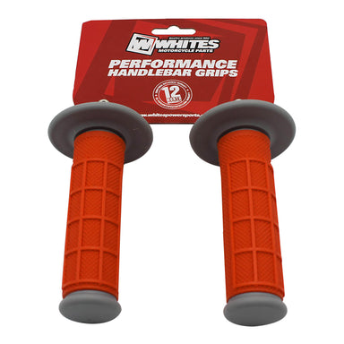 Whites Grip MX Half Waffle - Grey / Orange