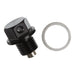 Whites Magnetic Sump Plug M12 x 10 x 1.25 - Black