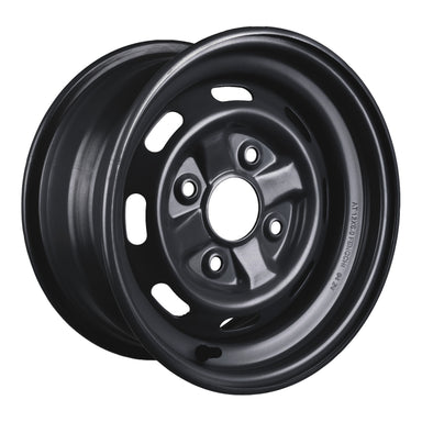 Whites ATV/UTV Steel Rim 12x6 Honda Front 4/110 +25 - Black