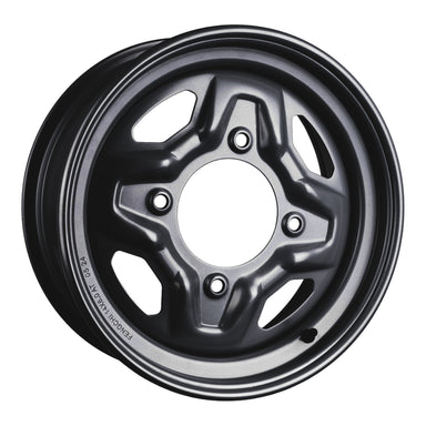Whites ATV/UTV Steel Rim 14x6 Polaris Front 4/156 +40.2 - Black