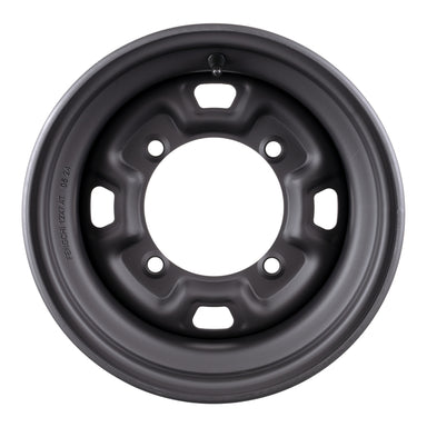 Whites ATV/UTV Steel Rim 12x7 Polaris Front & Rear 4/156 +12.7 - Black