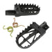 Zeta Wide Foot Pegs - CRMO - Mid XR250/Motard/Bajaj, XR250R/400R