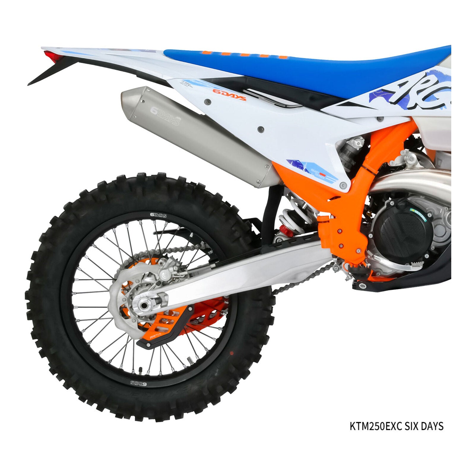 Zeta Rear Brake Disc Guard - KTM, Husqvarna, GasGas - Orange
