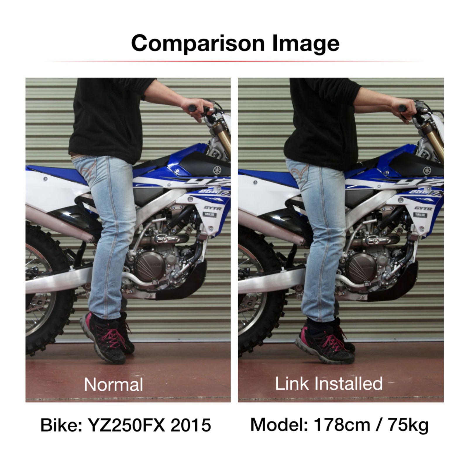 Zeta RSL-LowDown -30mm CRF1000L Africa Twin - Red