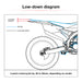 Zeta RSL-LowDown -30mm KLX230 - Black