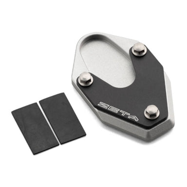 Zeta Side Stand Extender Black/Silver Suzuki V-Strom250 '17-, 1000 '14-