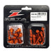 Zeta Aluminum Bolt Set Plastics KTM SX/SXF '19- Orange