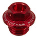 Zeta Oil Filler Plug Honda CRF250R '18- - Red