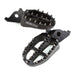 Zeta Aluminium Footpegs CRF250-450 / CRF250L-M-Rally - Black