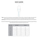 KNOX Size Chart - Mens Pants