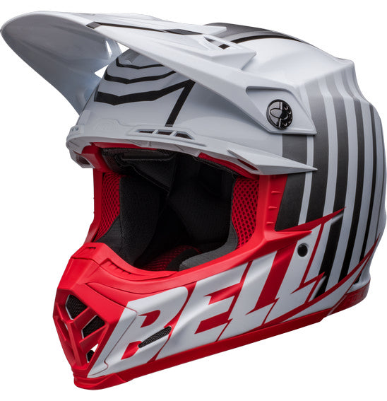 Bell MOTO-9S FLEX Sprint Matte Gloss White/Red