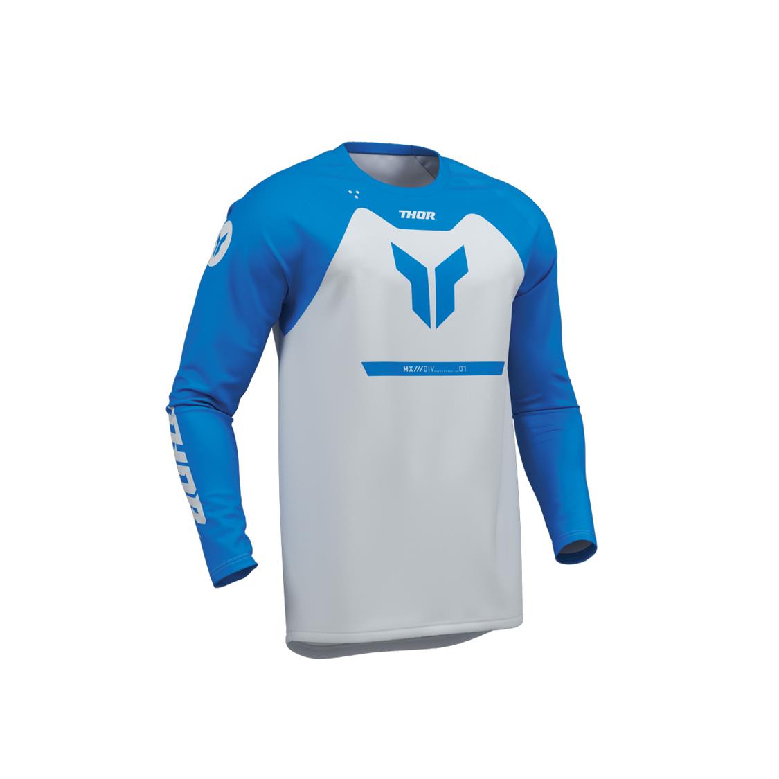THOR MX JERSEY YOUTH RIDEMODE MENACE BLUE