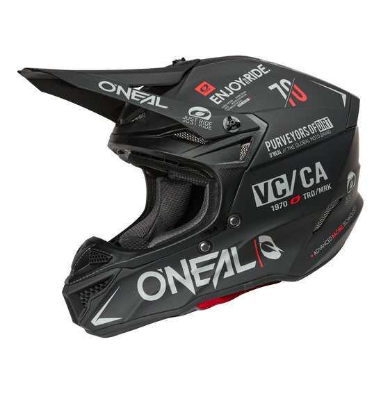 O'Neal 2026 5SRS BRAND Helmet - Black/Grey
