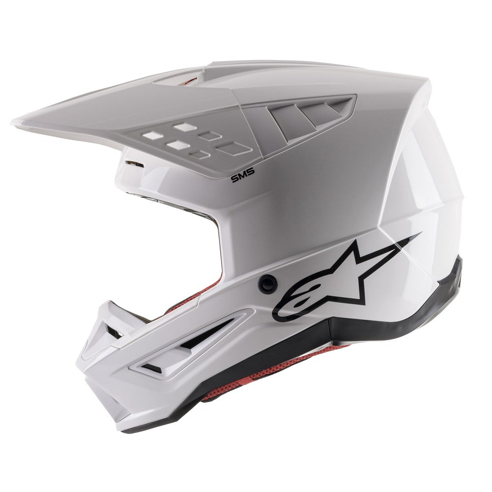 Alpinestars S-M5 Solid Helmet White Gloss