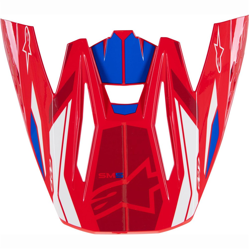 Alpinestars S-M5 Visor Bright Red/Blue