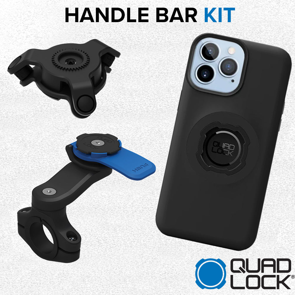 iPhone 13 Pro Max Handlebar Mount Kit Quad Lock