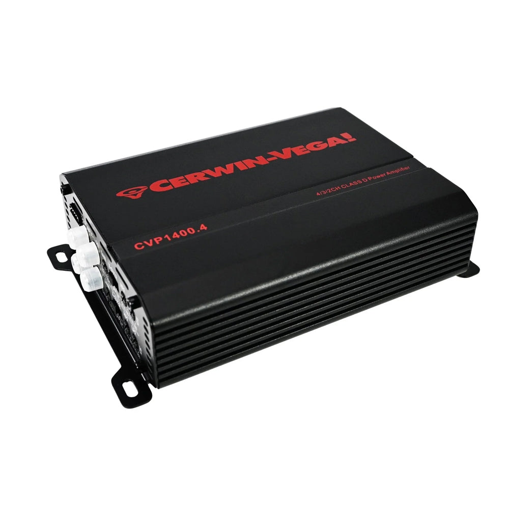 CERWIN VEGA CVP SERIES 4CH AMPLIFIER 90W RMS X4 @ 4OHM | 140W RMS X4 @ 2OHM