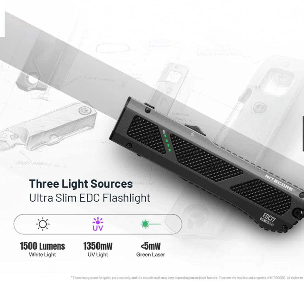 NITECORE EDC17 1500 LUMEN EDC FLASHLIGHT