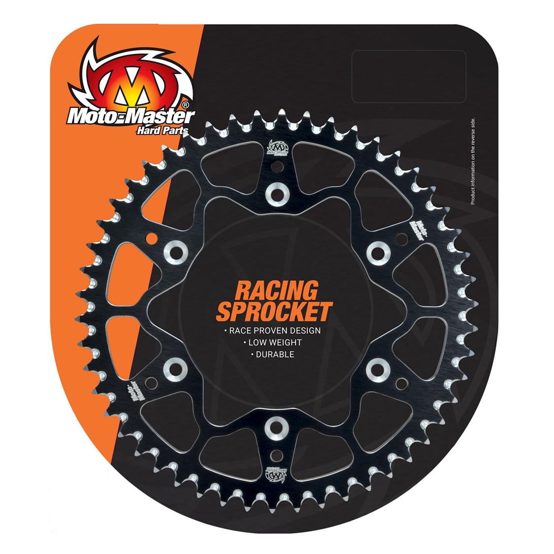 SPROCKET REAR MOTO MASTER ALUMINIUM 48T BLACK GAS GAS MC65 HUSQVARNA TC65 KTM 60 SX 65 SX
